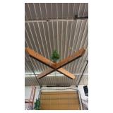 1 pc big ceiling wooden light and plants