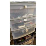 1lot kitchen, miscellaneous with storage bin