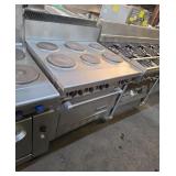 36-in Garland French top stove electric