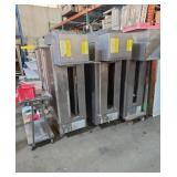 Double deck conveyor pizza oven ldi