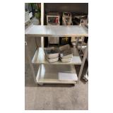 16 x 24 stainless steel three tire shelf with 4