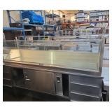 74-in glass guard with lights