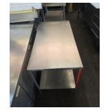 46x20 for inch stainless steel table