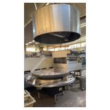 Mongolian grill 52 inches diameter with exhaust