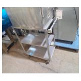 Stainless steel rolling cart