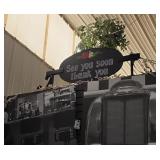 See you thank you sign