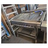 48-in Quest charbroiler rebuilt on stand on