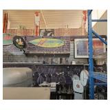 Beer and spirit surfboard sign