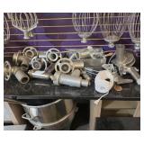 Various meat grinder heads