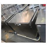 43 in rolling food cabinet