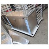 64-in Carter Hoffman rolling food cabinet