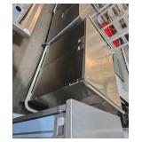 44-in rolling food cabinet