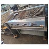 48 inch EFI countertop charbroiler with stand