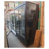 Hussman two-door upright two-door glass door