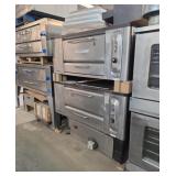 Blodgett 59-in Pizza Oven double stacked