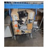 Cart of legs for equipment mostly convection oven