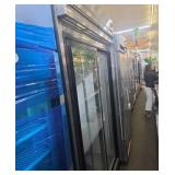 50-in double door Cold Stream glass door cooler