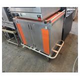 48-in stainless steel cart on wheels