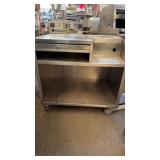 2.5 x 2.5 x 3ï¿½ ft stainless steel table with