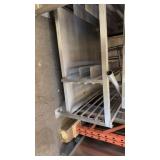 Stainless steel kitchen Fixtures, 40 by 40 by 23