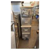 Two piece stainless steel drawer cabinet 14 x 20