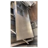 Stainless steel kitchen sink table 79 x 29ï¿½