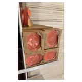 1lot of three piece set mug salad plate bowl