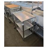 Rolling stainless steel stand