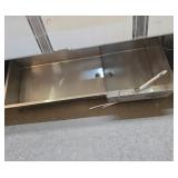 Odd size stainless steel sink