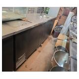 90-in true back bar with Snakehead taps