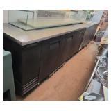 90-in true back bar cooler