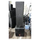 JBL MRX518S passive subwoofer and 2 JBL MRX512M