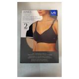 $25 ladies size L comfort bra two packs