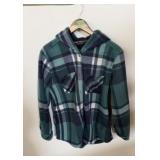 $25 ladies size M flannel hoodie