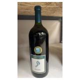 1.5ml bottle of Barefoot Cellars Malbec red wine.