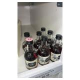 Seven bottles of 50 MLKRAKEN Black special Rum