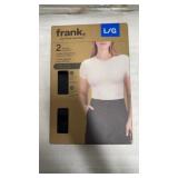 $20 ladies size L smoothing contour T-shirts, two