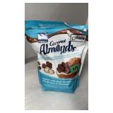 Open package, coconut, almond, dark chocolates