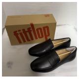 $119 ladies size 8 leather loafers