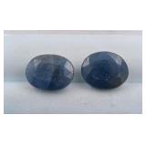 $9,000 Appraisal - 9.3 ct Cert. Blue Sapphire gems