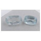 $6,800 Appraisal - 9.75 ct Cert. Aquamarine gemsto