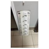 Wall mounted hook rails
