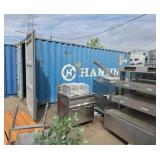 20 ft Blue Hanjin sea container no contents