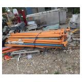 Pallet of racking beams