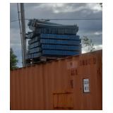 Pallet of racking support beams
