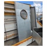 Swing door out of Jameson's Pub