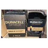 Pack of 6 AAA Duracell optimum, 4 cell in each