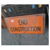 4 in construction signs