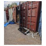 Barrel attachment for a forklifter or bobcat