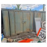 Approx 7x 7.6 metal storage container